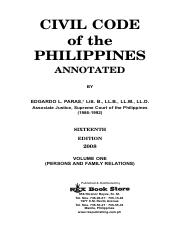 New Civil Code Of The Philippines Pdf